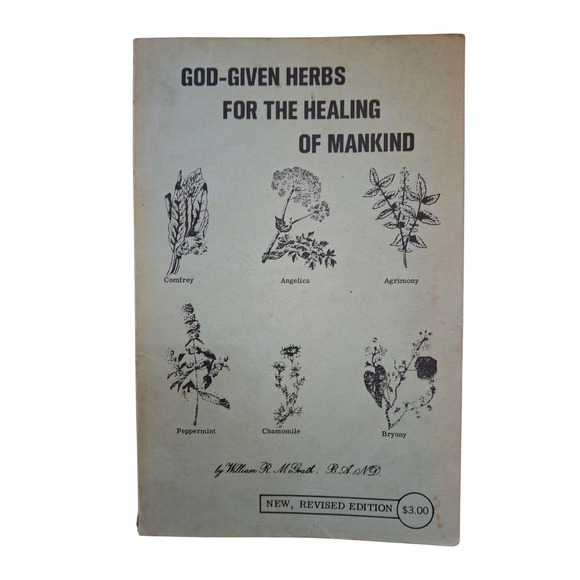 Vintage God Given Herbs for the Healing of Mankind Book 1970 - Picture 1 of 3